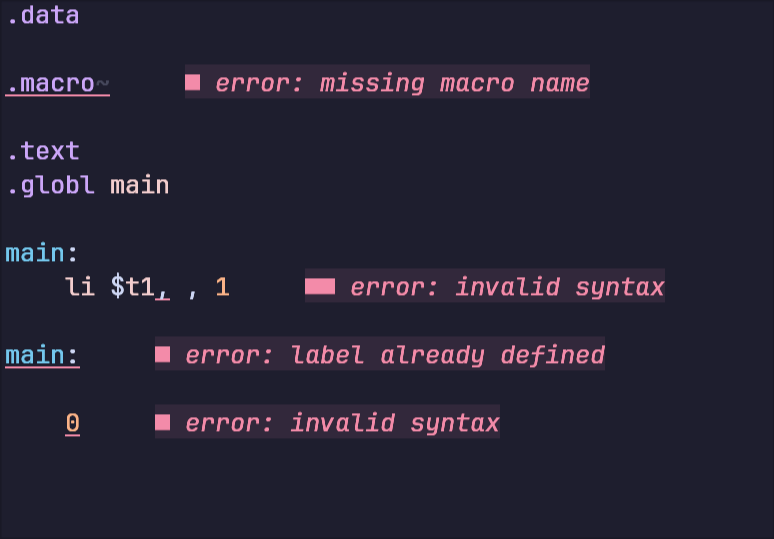 Diagnostics in NeoVim